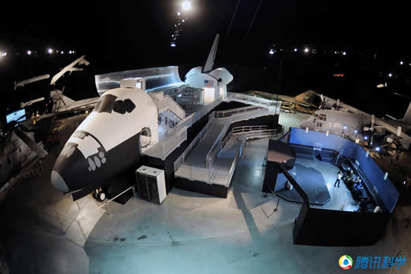 美国国家空军博物馆展出全尺寸航天飞机