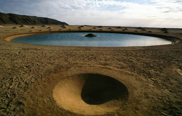 埃及沙漠神秘环境艺术品