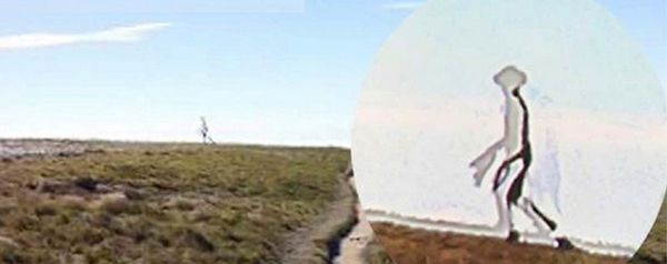 嘉明湖拍下疑似外星人的身影。