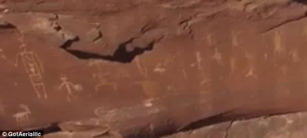 无人机在美国犹他州南部发现20处古代岩画