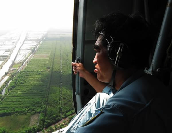 越南金瓯省南端西南方约25海里的位置发现可疑油污带