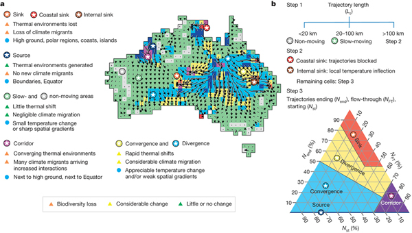国际研究小组绘制出气候变化对物种影响的地图