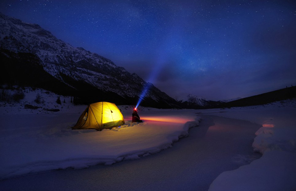 春夏秋冬,他从未停止自己的脚步。