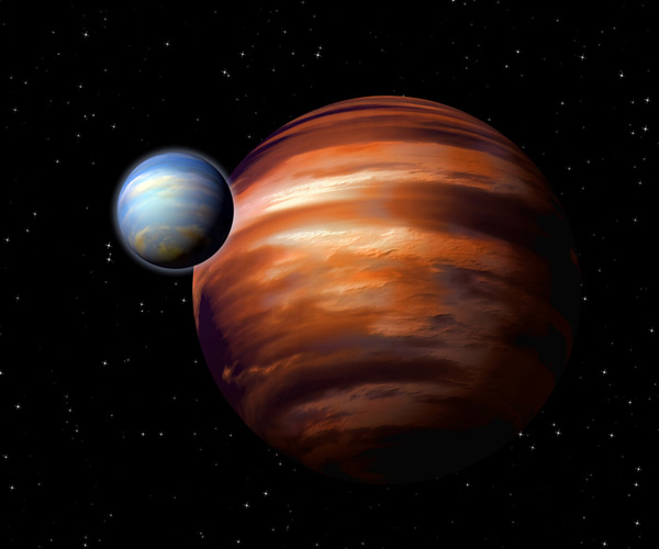 天文学家可能找到太阳系外第一颗围绕行星运行的卫星(MOA-2011-BLG-262)