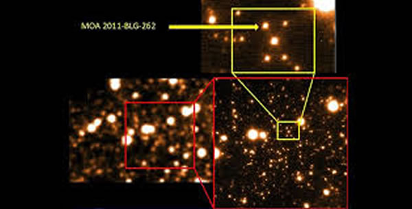 天文学家可能找到太阳系外第一颗围绕行星运行的卫星(MOA-2011-BLG-262)