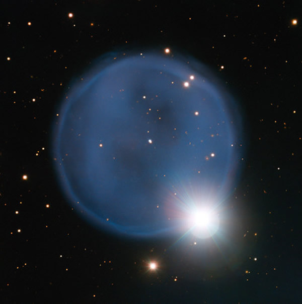 太空钻戒:行星状星云PN A66 33(Abell 33)