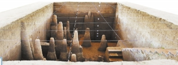 2013年发掘第6层清理结束后现场