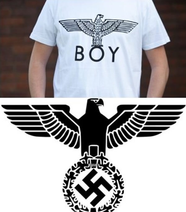 英国潮流品牌Boy London的标志被指酷似二战