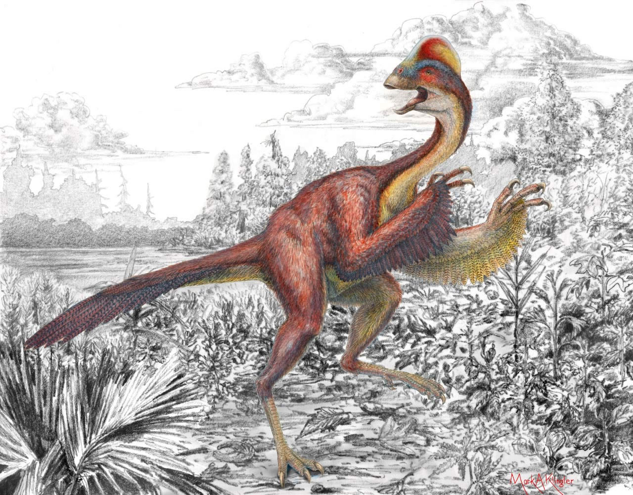 6600万年前漫步在北美大陆的恐龙Anzu wyliei