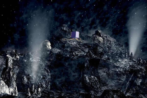 67P-Churyumov Gerasimenko彗星艺术效果图