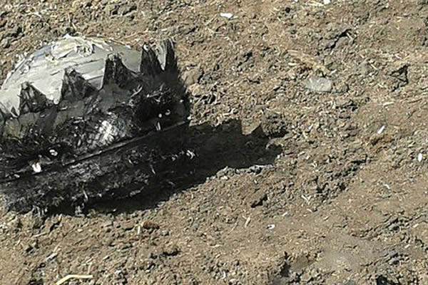 坠落黑龙江的不明物体