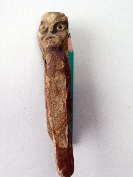 塞尔维亚男子在俄罗斯南部捕鱼时发现4000年前铜器时代雕像