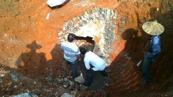 广西柳州发现明代大臣畲崇凤父子墓