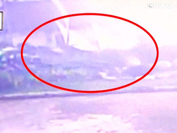 台湾台中外埔地区出现龙卷风