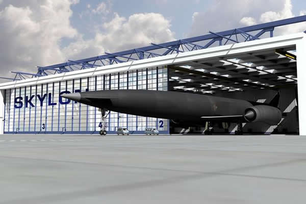 “云霄塔”(Skylon)空天飞机是一种单级入轨的空天飞机,可从传统的机场跑道起降