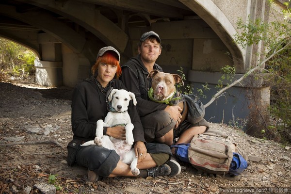 美国宠物摄影师《生命线》(Lifelines)系列作品:流浪者与他们的宠物