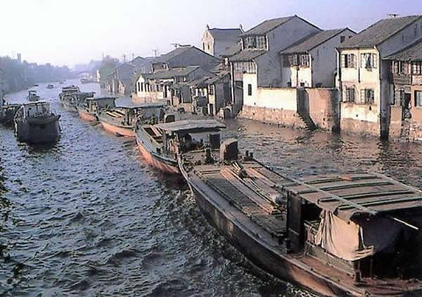 京杭大运河山东枣庄台儿庄段