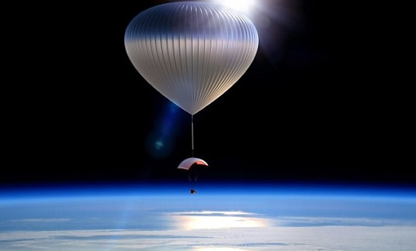“航行者”可把乘客送到离地30公里的地球边缘。