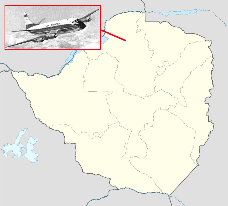 1979年2月12日,罗德西亚航空RH827被津巴布韦人民革命军ZIPRA的游击队用Strela2型的导弹击中,全部59名乘客加机组罹难。