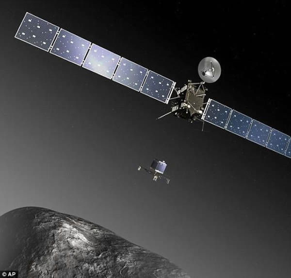 罗塞塔飞船于2004年发射升空,计划对67P/楚留莫夫-格拉希门克彗星开展研究。本月晚些时候它将开始尝试与目标彗星交会,随后将于8月份入轨,从而成为人类有史以来