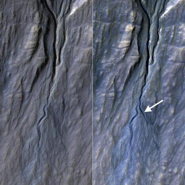 火星表面的一些沟渠与液态水关系不大