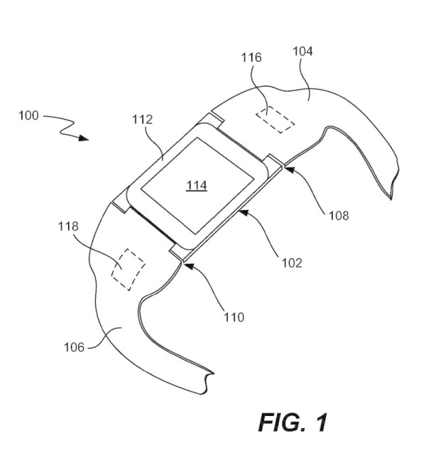 苹果专利文件的其中一幅绘图