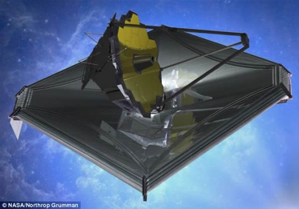 即将发射升空的詹姆斯-韦伯太空望远镜应该能发现两种类型的含氯氟烃,即溶剂和气雾剂采用的会对臭氧层造成破坏的化学物质