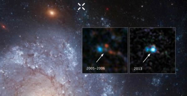 ������Զ�����ֳ�����SN 2012Z��ը֮�����µġ���ʬ֮�ǡ�