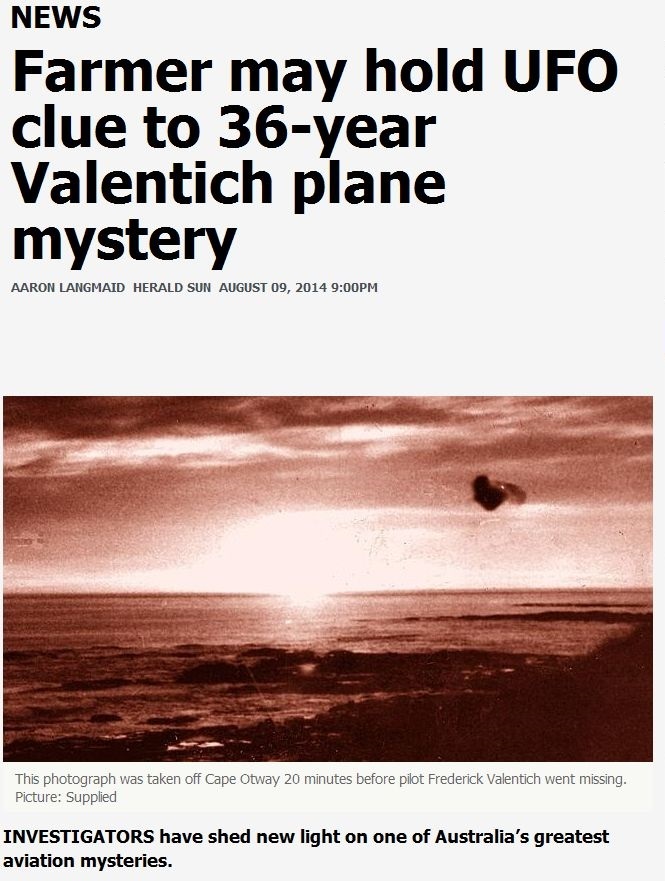 “1978年澳洲飞行员目击UFO后失踪”事件