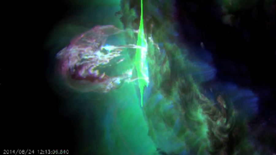 2014��8��24���������̫������ѧ����̨���㵽̫���ж�ҫ��ͼ��