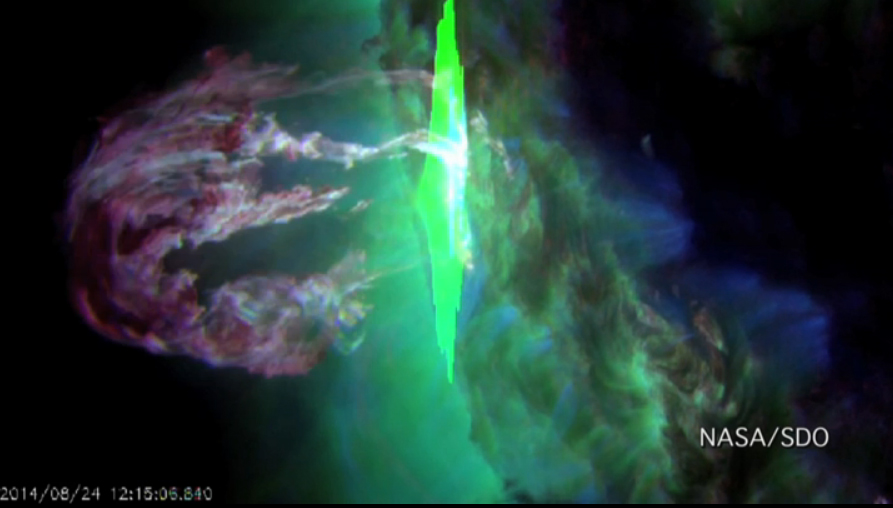 2014��8��24���������̫������ѧ����̨���㵽̫���ж�ҫ��ͼ��