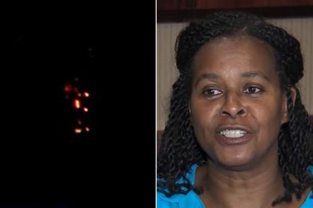 美国宾夕凡尼亚州妇人与邻居目击夜空中有不明飞行物