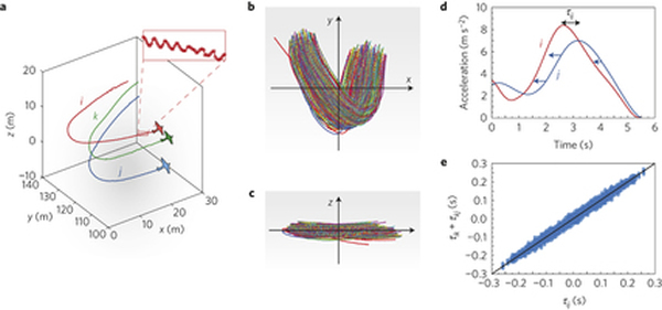 用线性分散模型描述八哥飞行线路变更