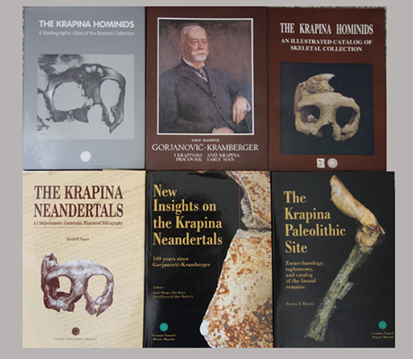 克罗地亚自然历史博物馆赠送的六本书籍