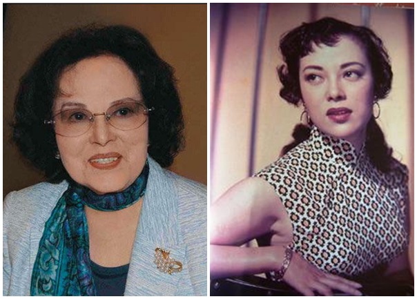 李香兰本月7日在日本逝世。右图为其年轻时的照片。