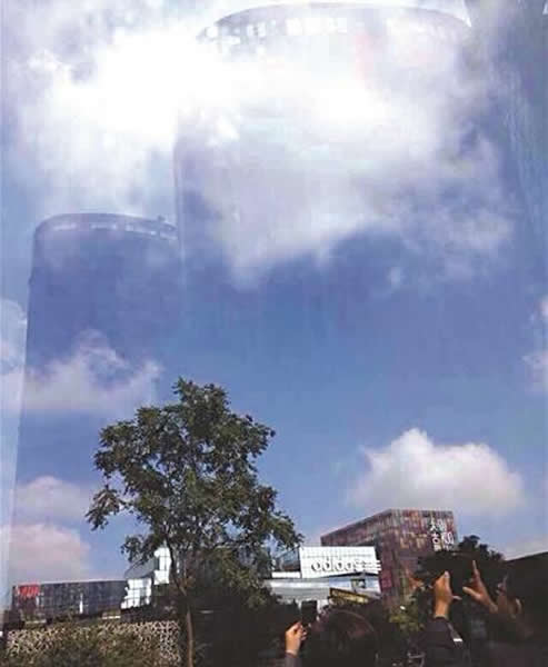 北京三里屯现海市蜃楼?专家:照片为合成