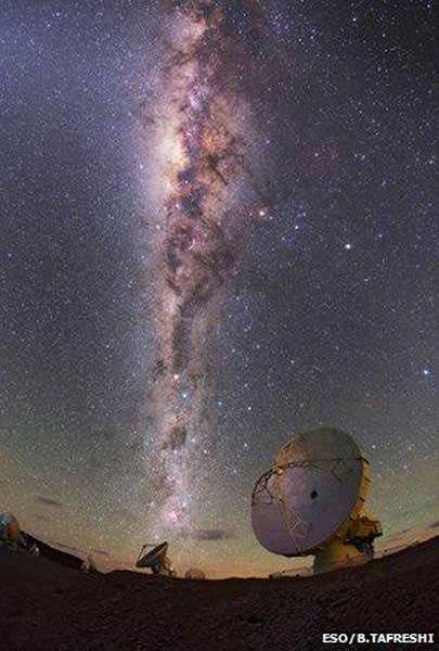 科学家发现的复杂有机分子来自银河系中央附近,与人马座B2气体云有关