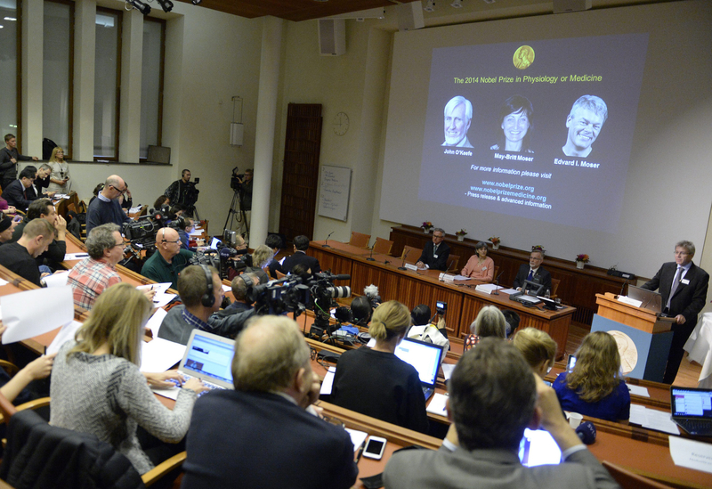 2014年诺贝尔生理学或医学奖揭晓