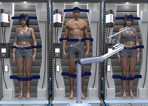 科技公司正研究休眠技术用于火星任务的可能性。图为概念图。