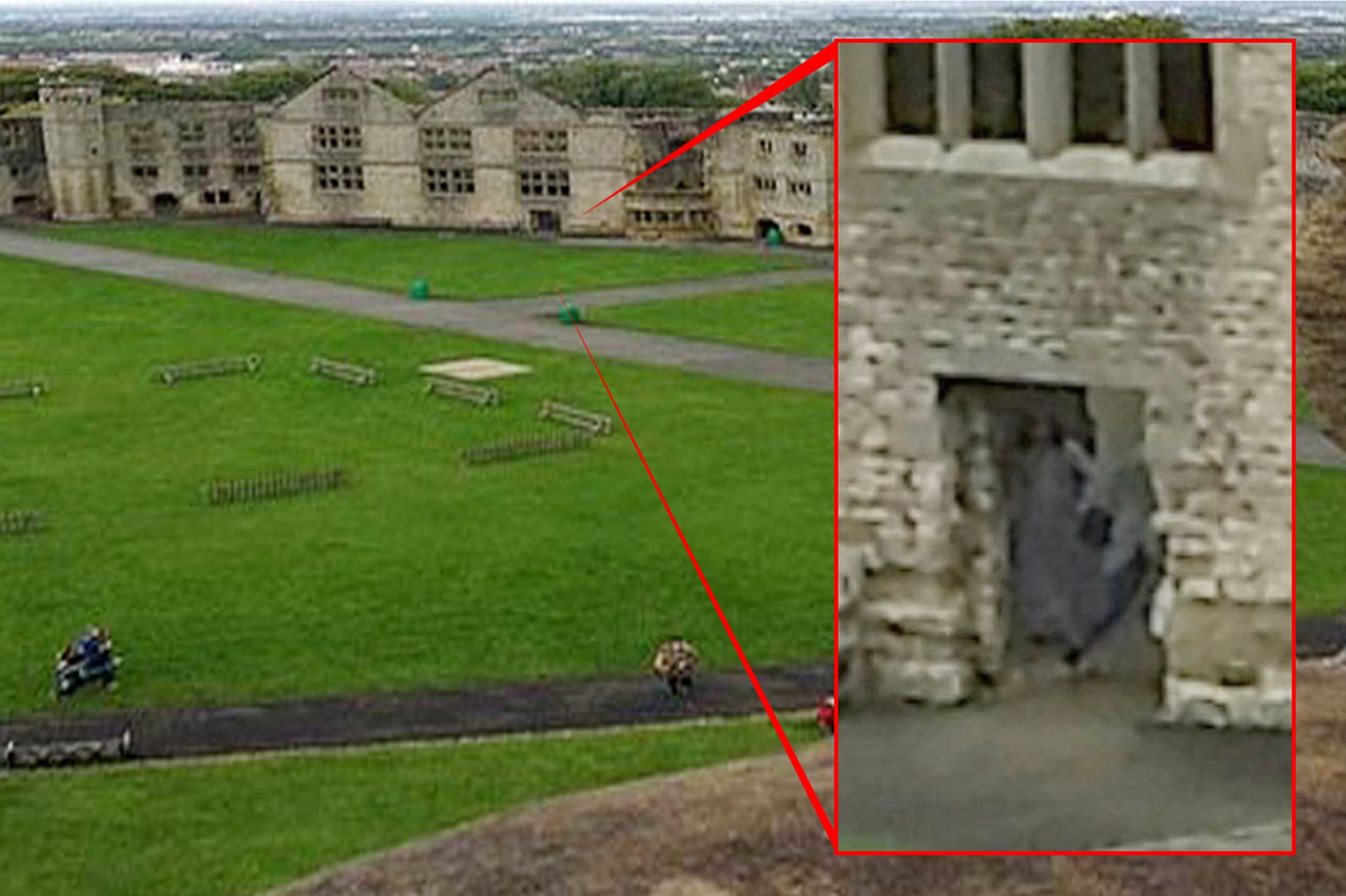 英国闹鬼的达德利城堡拍到传说中的灰夫人身影