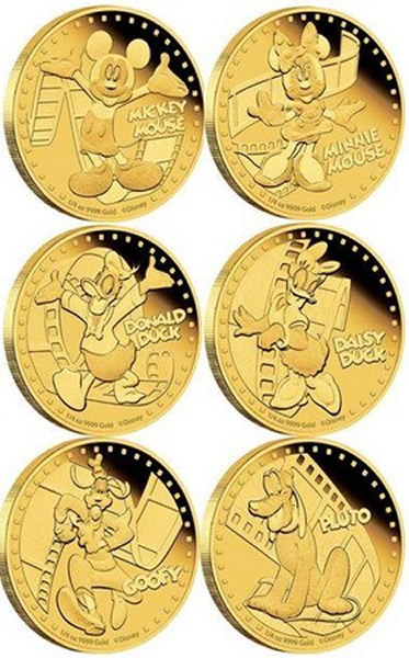 太平洋岛国纽埃公布迪士尼系列国币“米奇与他的好朋友”