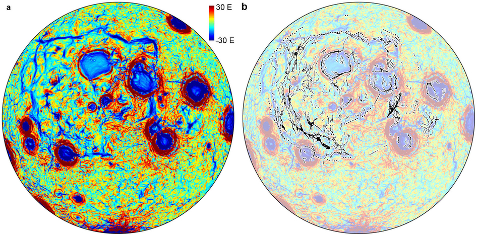 月球巨大平原“风暴洋”可能源于早期火山喷发