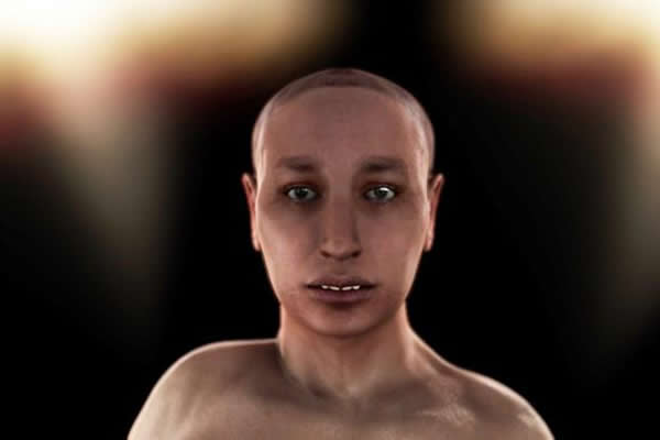 电脑断层扫描技术下的图坦卡门拥有哨牙。