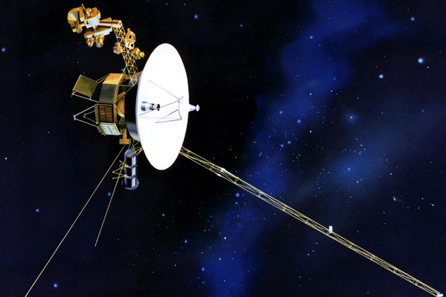 旅行者1号探测器已经飞出了太阳系日光层