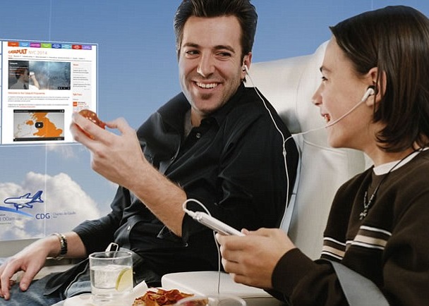 乘客可在天空中上网