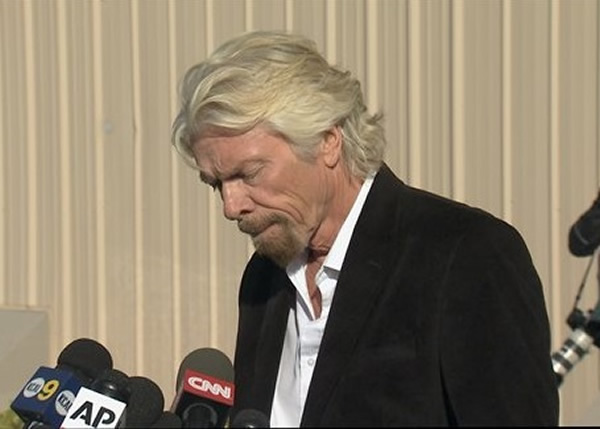 布兰森指目前的首要任务是找出意外肇因