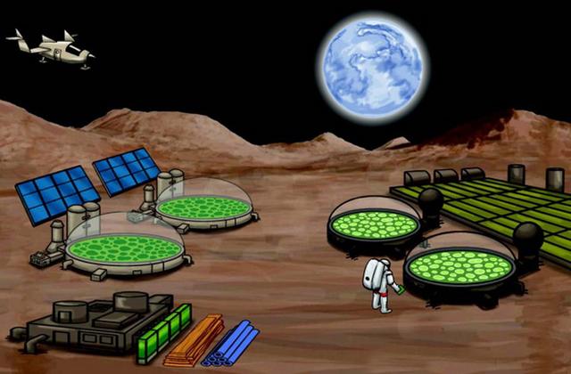 研究表明采用最新合成生物学技术将很大程度降低宇航员在火星基地的生活成本