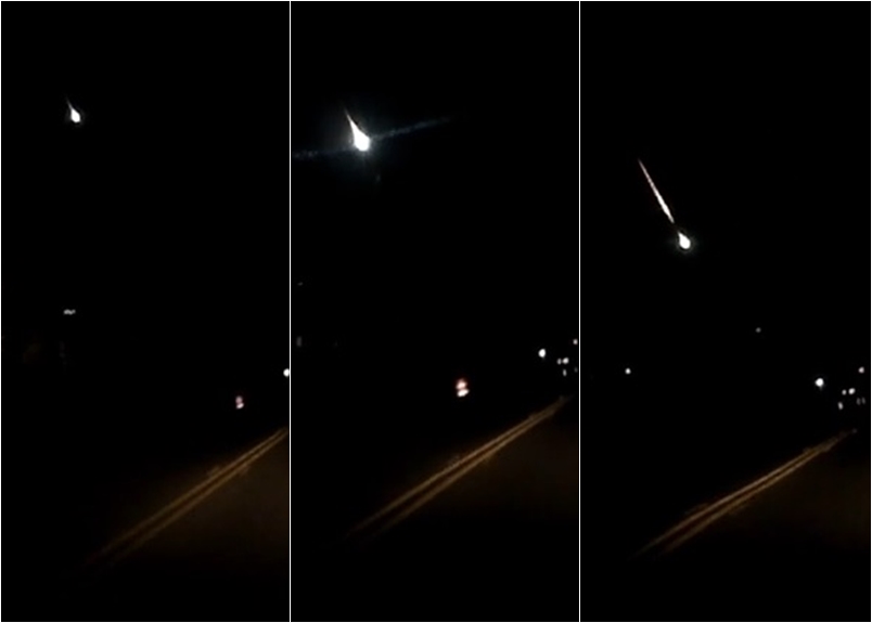 有人报称陨石撞到地面时传来震动