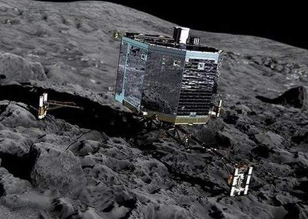 登陆器登陆彗星模拟图