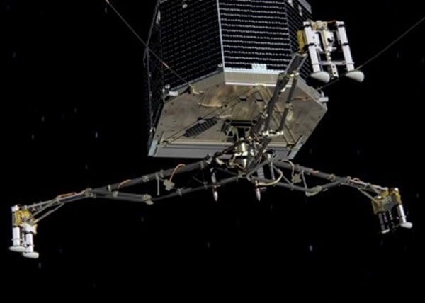 罗塞塔号早于2004便已升空。